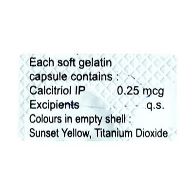 Calcit SG 0.25Mcg Capsule 10'S - Bone Metabolism-Age
