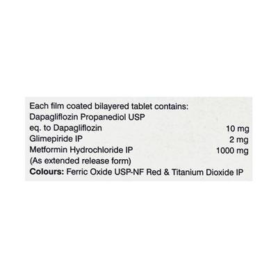 DAPZIGARD GM 2 FORTE Tablet 10's - Diabetes-Ant