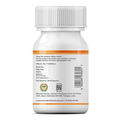 INLIFE Curcumin 95 Advanced 500 mg Vegetarian Capsule 60's - Herbal Dietary Supplement