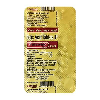 FOLAWAY Tablet 15's - Supplements-Vam