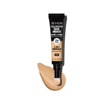 Revlon Colorstay Skin Awaken Caffeine + Vitamin C 5-In-1 Concealer 24 Hrs- Light Medium 030 8ml - Concealer