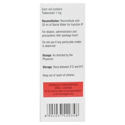 Trabec 1mg Injection 1's - Cancer Oncology-Cyt