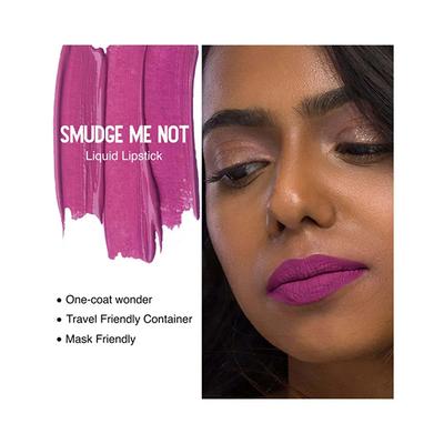SUGAR Cosmetics Smudge Me Not Liquid Lipstick - 30 Peony Genie (Medium Pink) 4.5 ml - Liquid Lipsticks