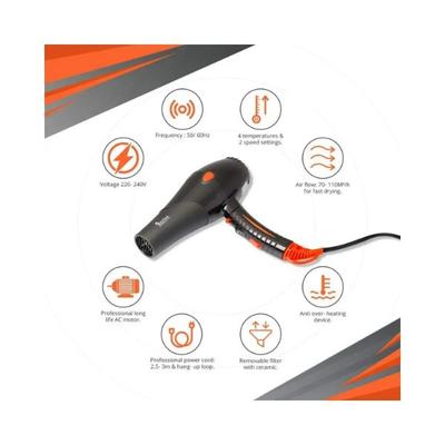 Berina Professional Hair Dryer BC-5501 (1800 W) 500 gm - Hair Dryers