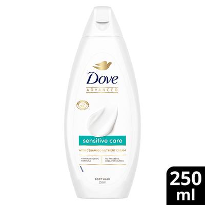 Dove Advanced Sensitive Care Bodywash with Ceramide- Nutrient Cream 250 ml - Shower Gels & Body Wash