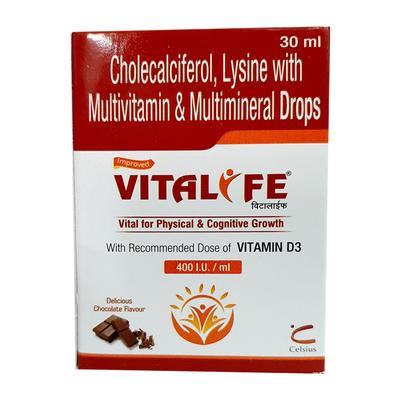 VITALIFE DELICIOUS CHOCOLATE FLAVOUR Drops 30ml - Supplements-Vam
