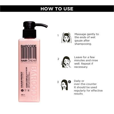 Barcode Professional Hair Cream Colour Protect (BCHC004) 200 ml - Hair Creams