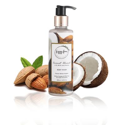 Fizzy Fern Body Wash - Coconut Almond with Milk & Honey 200 ml - Lotions & Creams