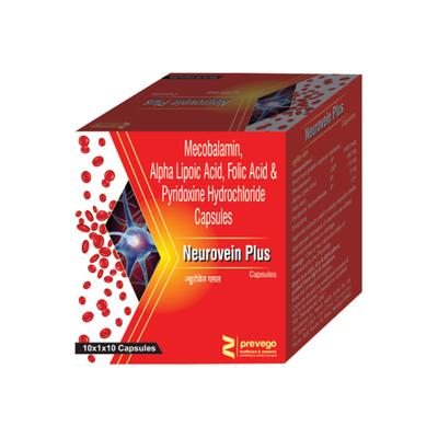 NEUROVEIN PLUS Capsule 10's - Neuropathic Pain-Dru
