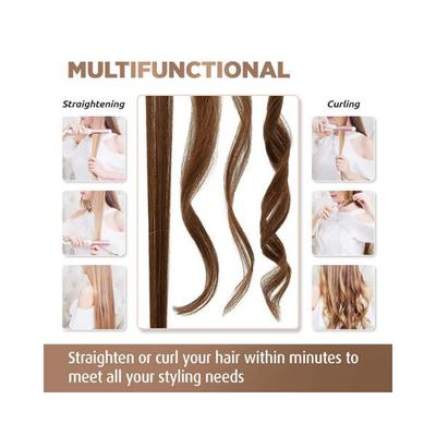 HealthSense StyleDuo HS 134 2 in 1 Hair Styler Brown 1's - Straighteners