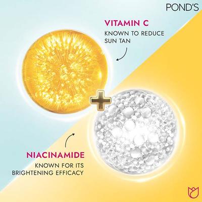 Ponds Detan Facewash For Tan Reduction With Brightening Vitamin C & Niacinamide 100 gm - Face Washes