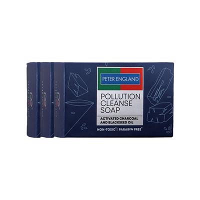 Peter England Pollution Cleanse Soap 100gm each 3's - Soaps