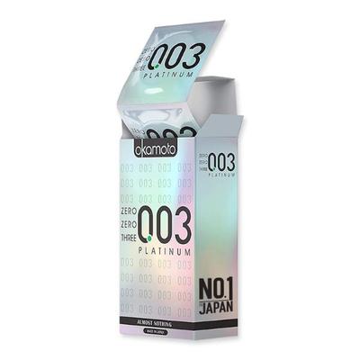 Okamoto 003 Platinum Condoms 10's - Plain/Flavoured Condoms