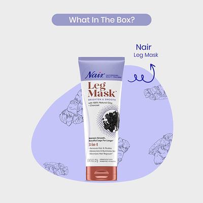Nair 3 in 1 Leg Mask - Charcoal 180 ml - Hair Masks & Packs