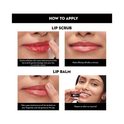 Sugar Cosmetics Tipsy Lips Scrub + Balm Duo - 07 Bramble (Citrusy And Fresh) 10 gm - Lip Balms