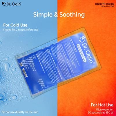 Dr. Odin Reusable Hot and Cool Pack - Transparent Gel Pack for Pain Relief with Microwaveable and Freezable Design, Injuries, and Swelling 1's - Hot Pack/Ice Bag