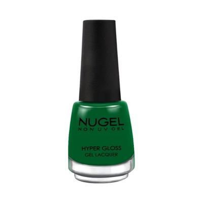 Nugel EMERALD GREEN 44 Non Uv Gel Hyper Gloss Nail Enamel 13 ml - Nail Polish