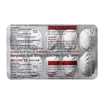 BEMZIRE EZ Tablet 10's - High Cholesterol-Dys