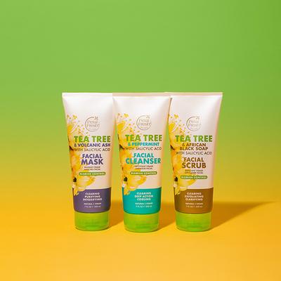 Petal Fresh Tea Tree Blemish Control Facial Scrub With Salicylic Acid 200 ml - Scrubs & Exfoliants
