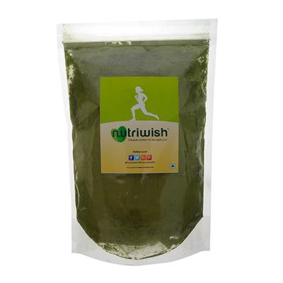 Nutriwish Barley Grass Powder 500 gm - Herbal Dietary Supplement