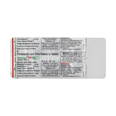 Olmesar CH 40mg Tablet 10'S - Hypertension-Ang