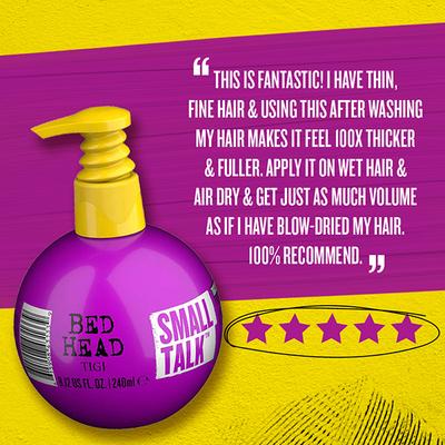 TIGI Bed Head Small Talk Hair Thickening Cream for Fine and Flat Hair 240 ml - Hair Creams