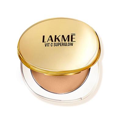 Lakme Makeup+Skincare Vitc Superglow Skin Perfecting Compact Beige24 8 gm - Compact Powder