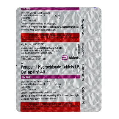 CALAPTIN 40mg Tablet 30's - Hypertension-Ang