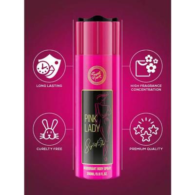 Sweet Heart Pink Lady Long Lasting Deodorant for Women 200 ml - Women Deodorants/Roll-Ons