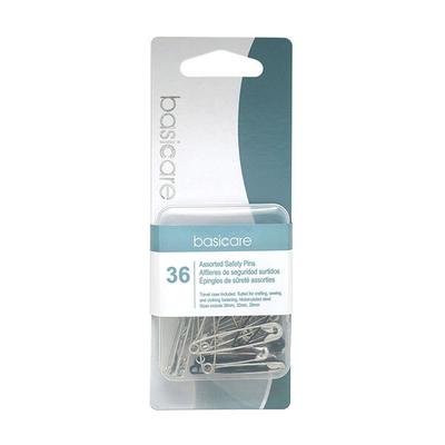Basicare Assorted Safety Pins (Pack of 36) 1's - Others