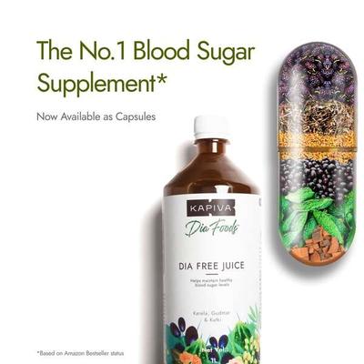 Kapiva Dia Free Capsules 60's - Diabetes Care (Ayush)