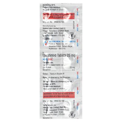 IGUVIC 25 Tablet 10's - Arthritis-Dis