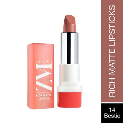 ZM Zayn & Myza Rich Matte Lipstick - Bestie 4.2 gm - Lipsticks