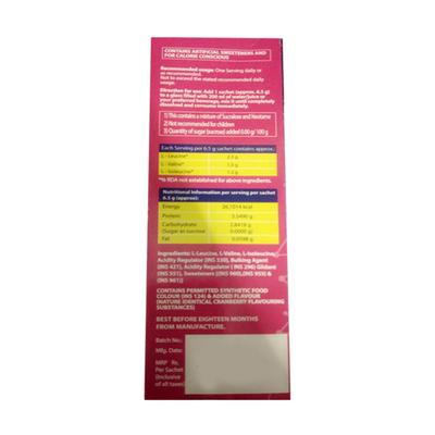 UDISTRONG CRANBERRY FLAVOUR Sachet 6.5gm - Supplements-Sup