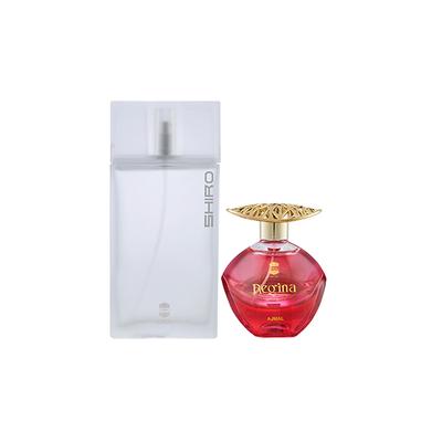 Ajmal Shiro EDP Citrus Spicy Perfume And Regina EDP Floral Fruity Perfume 190 ml - Perfumes (Edt/Edp)