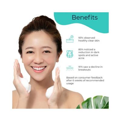 Pilgrim Salicylic &glycolic Acid Foaming Face Wash 120 ml - Face Wash & Cleansers