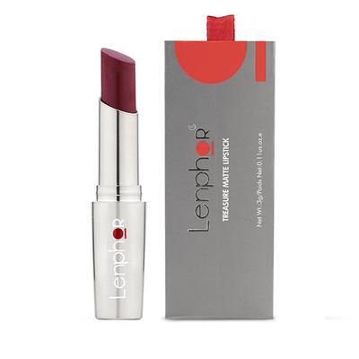 Lenphor Treasure Matte Lipstick Violet Rose 03 3 Gm - Lipsticks