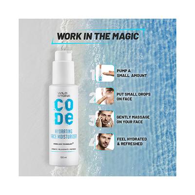 Wild Stone Code Hydrating Facegel Moisturizer for Men 100 ml - Face Moisturizers