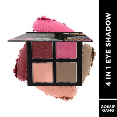 Faces Canada 4 In 1 Quad Eyeshadow Palette - Gossip Gang 04 4.8 gm - Eye Shadow Palettes