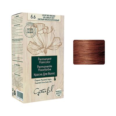 Graceful Natural Hair Colour 5.6 Light Red Brown 150 gm - Crème