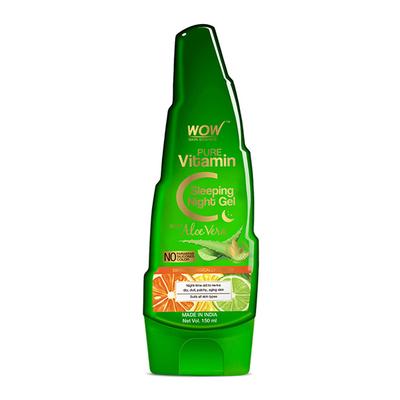Wow Life Science Pure Vitamin C Sleeping Night Gel with Aloe Vera 150 ml - Day Cream