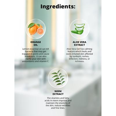 Freeskin Orange Shower Gel 400 ml - Shower Gels & Body Wash