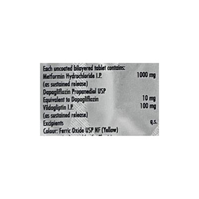 ABVIDA TRIO 1000 Tablet 10's - Diabetes-Ant