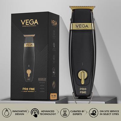 VEGA Professional Pro Fine Hair Trimmer for Salon and Home Use with 300 Mins Runtime, (VPMHT-05) 1's - Trimmers