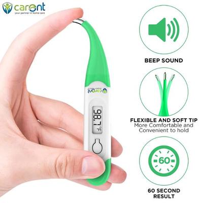 Carent Flexible Digital Thermometer (DMT437) - Green 1's - Health Monitors And Equipment