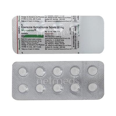 Myosone 50mg Tablet 10'S - Muscle Cramps/Spasticity-Mus