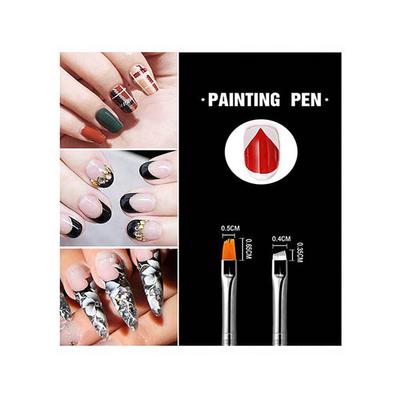 Bronson Professional Nail Art Kit Brush Set Acrylic Uv Polish Brushes Tool Kit 15's - Nail Art