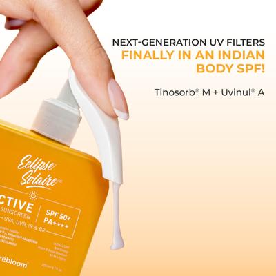 Eclipse Solaire Active Body Sunscreen SPF 50+ PA+++ Cream 200 ml - Body Sunscreen