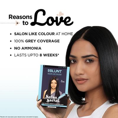 Bblunt Salon Secret High Shine Creme Hair Colour Natural Black 152 ml - Crème