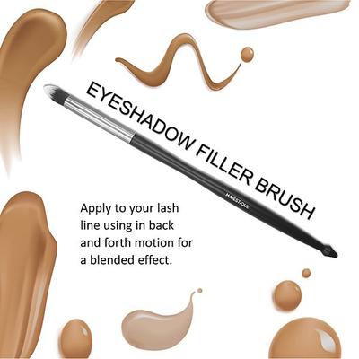 Majestique Eyeshadow Filler Brush Gel And Wax Creates Natural Looking Brows Effortlessly And Stays On All Day 1's - Eye Brush
